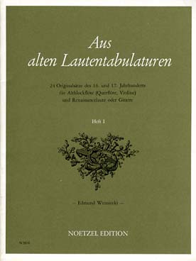 Illustration aus alten lautentabulaturen v1