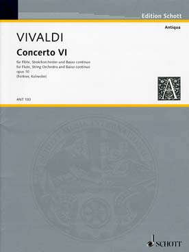 Illustration vivaldi concerto n° 6 op. 10/6 rv 437
