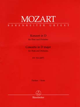 Illustration mozart concerto n°  2 k 314 en re maj