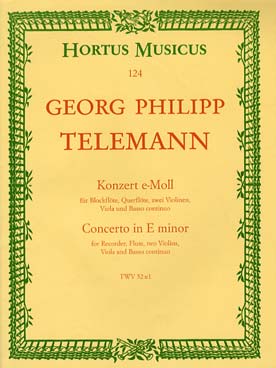 Illustration telemann concerto en mi min (cond + part