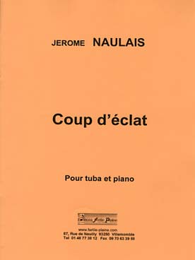 Illustration de Coup d'éclat pour tuba et piano