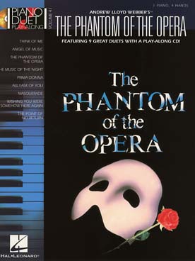 Illustration de PIANO DUET PLAY ALONG - N° 41 : Le Fantôme de l'opéra