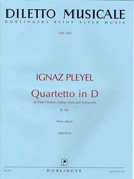 Illustration de Quatuor B. 381 en ré M - Conducteur   