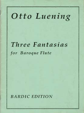 Illustration de 3 Fantaisies for baroque flute (éd. Bardic)