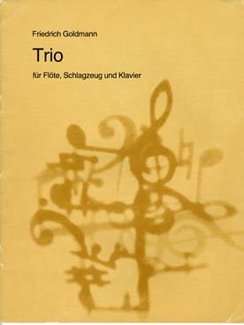 Illustration de Trio pour flûte, percussion et piano (conducteur et 2 parties)
