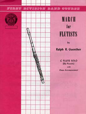 Illustration guenther march for flutists