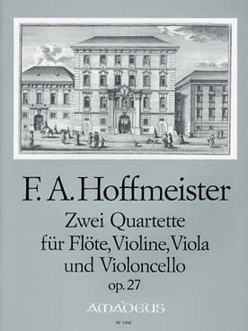 Illustration hoffmeister quatuors (2) op. 27