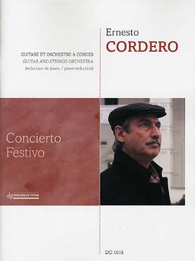 Illustration de Concierto festivo pour guitare et orchestre à cordes, réd. piano