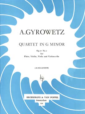 Illustration gyrowetz quatuor op. 19/2 en sol min