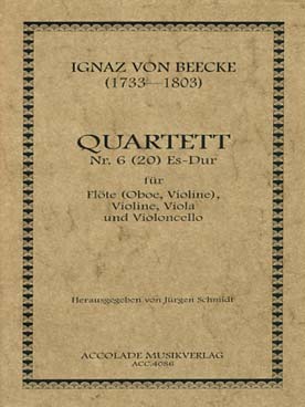 Illustration de Quatuor N° 6 en mi b M    
