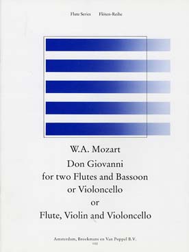 Illustration de Don Giovanni pour 2 flûtes et basson (ou violoncelle) ou flûte, violon et violoncelle