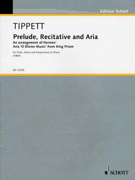 Illustration tippett prelude, recitative and aria