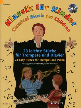 Illustration de KLASSIK FÜR KINDER : 23 pièces faciles avec CD play-along