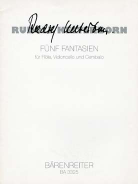 Illustration de 5 Fantaisies pour flûte, violoncelle et clavecin   