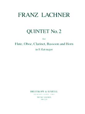 Illustration lachner quintette n° 2 en mi b maj