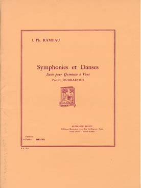 Illustration rameau symphonies et danses (parties)