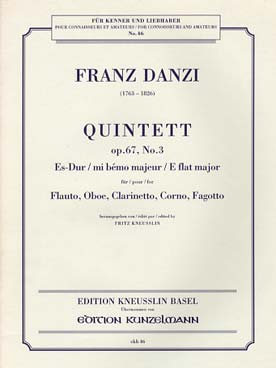 Illustration de Quintette op. 67 N° 3 en mi b M (cond. et parties)