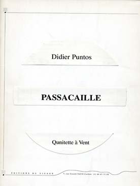Illustration de Passacaille (conducteur et parties)    