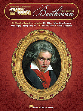 Illustration de The Best of Beethoven : 20 easy piano classical favorites