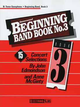 Illustration de BEGINNING BAND BOOK - Vol. 3 saxophone ténor