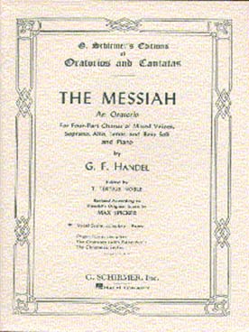 Illustration de Le Messie HWV 56 pour soli, chœur et orchestre, réd. piano (anglais)
