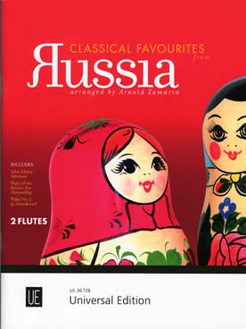 Illustration de CLASSICAL FAVOURITES FROM RUSSIA : Tchaikovsky, Borodine, Chostakovitch, Prokofiev, Khatchaturian et Rimsky- Korsakov