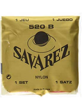 Illustration de CORDES SAVAREZ Blanche (tension faible) - Jeu complet