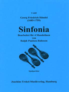 Illustration haendel sinfonia pour 4 mandolines
