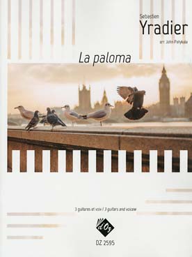 Illustration de La Paloma pour 3 guitares et voix