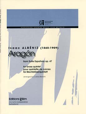Illustration de Aragón de la suite espanole op. 47 (tr. Beneto)