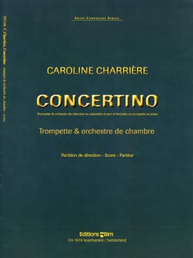 Illustration de Concertino pour trompette et orchestre de chambre - Conducteur