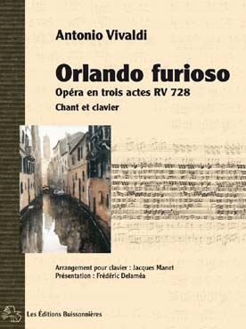 Illustration de Orlando furioso, opéra pour chant et piano