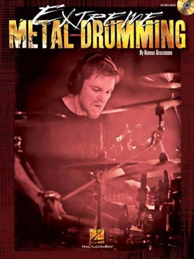 Illustration extreme metal drumming