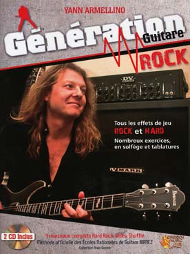 Illustration armellino generation guitare rock + cd