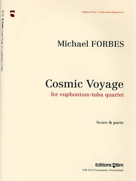 Illustration de Cosmic voyage pour 2 euphoniums et 2 tubas
