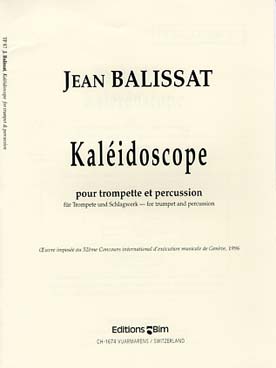 Illustration de Kaléidoscope pour trompette et percussion