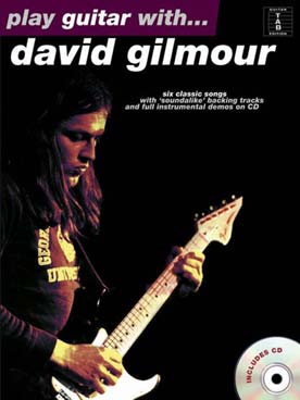 Illustration play guitar with david gilmour + cd
