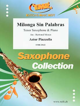 Illustration de Milonga sin palabras pour saxophone ténor