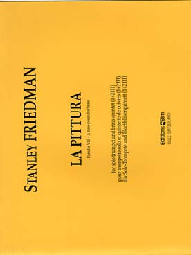 Illustration de La Pittura, parodie VIII pour trompette  solo et quintette de cuivres