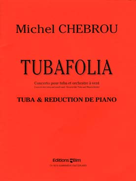 Illustration de Tubafolia pour tuba et orchestre à vent réd. piano