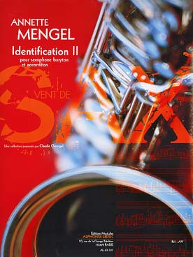 Illustration de Identification II pour saxophone baryton et accordéon   