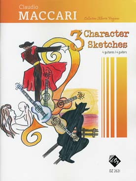 Illustration de 3 Character sketches