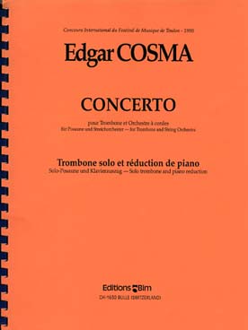 Illustration de Concerto pour trombone et orchestre, réduction piano