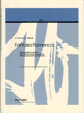 Illustration de Fantasia flamenca pour quintette de cuivres et orchestre