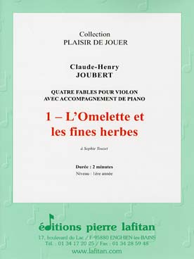 Illustration joubert l'omelette et les fines herbes