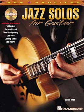 Illustration de JAZZ SOLOS FOR GUITAR 
