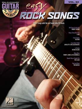 Illustration de GUITAR PLAY ALONG - Vol. 82 : Easy rock songs