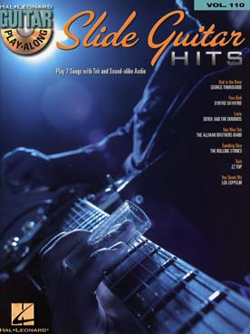 Illustration de GUITAR PLAY ALONG - Vol.110 : Slide guitar hits