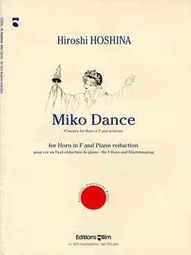 Illustration hoshina miko dance
