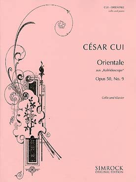 Illustration de Orientale (Kaléidoscope, op. 50 N° 9)